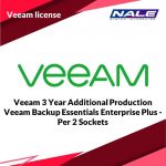 VEEAM 3 YEAR ADDITIONAL PRODUCTION VEEAM BACKUP ESSENTIALS ENTERPRISE PLUS - PER 2 SOCKETS