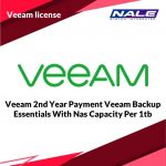 Veeam 2nd Year Payment Veeam Backup Essentials With Nas Capacity Per 1tb
