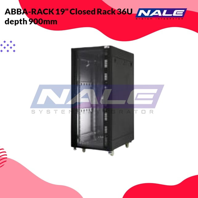 NC36-10900-GG-GB ABBA-RACK 19″ Closed Rack 36U depth 900mm - Gambar 1