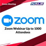 Zoom Webinar Up to 1000 Attendees