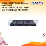 H3C S5048PV3-EI L2 Ethernet Switch with 48*10/100/1000BASE-T Ports and 4*1000BASE-X Ports,(AC)