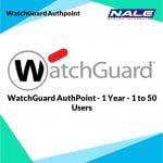 WatchGuard AuthPoint - 1 Year - 1 to 50 Users