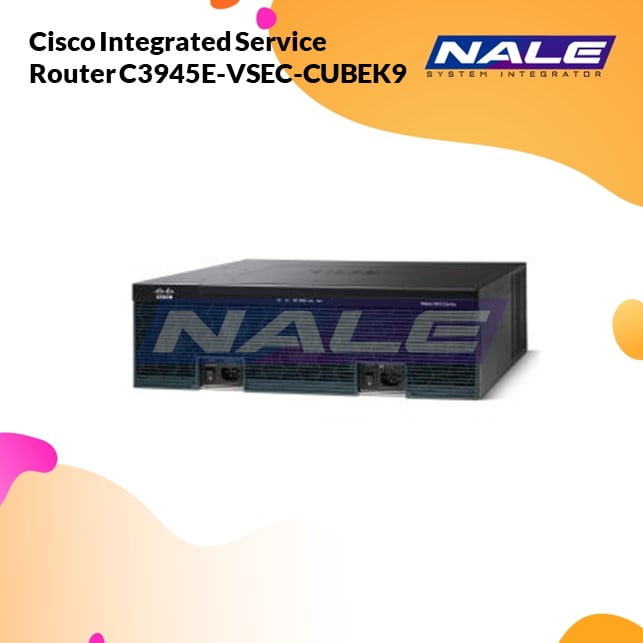 48 Cisco Integrated Service Router C3945E-VSEC-CUBEK9 - Gambar 1