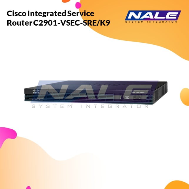 C2901-VSEC-SRE-K9 Cisco Integrated Service Router C2901-VSEC-SRE/K9 - Gambar 1
