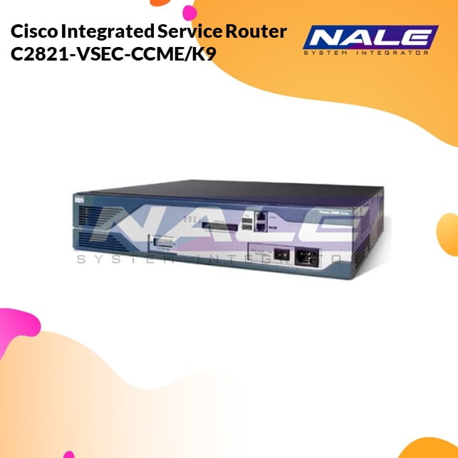 19 Cisco Integrated Service Router C2821-VSEC-CCME/K9 - Gambar 1