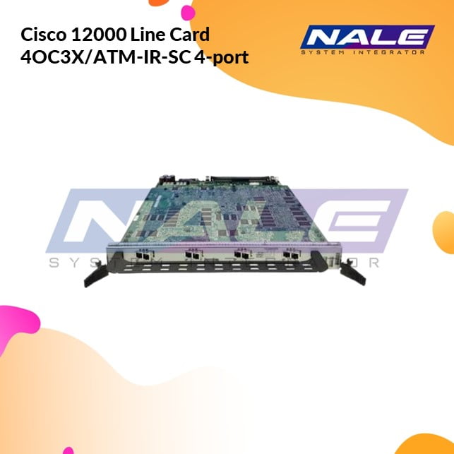 5r Cisco 12000 Line Card 4OC3X/ATM-IR-SC 4-port - Gambar 1