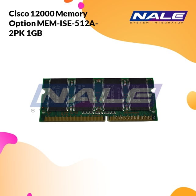 Slide1 Cisco 12000 Memory Option MEM-ISE-512A-2PK 1GB (MEM-ISE-512A-2PK) - Gambar 1