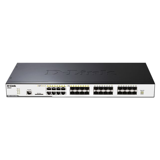111 D-Link xStack L3 Managed Gigabit Fiber Switch (DGS-3120-24SC) - Gambar 1