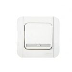 SAKLAR SINGLE HOTEL BROCO GALLEO G163-55S WHITE