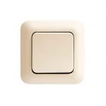SAKLAR SINGLE GRACIO BROCO 4161 1G 1W CREAM