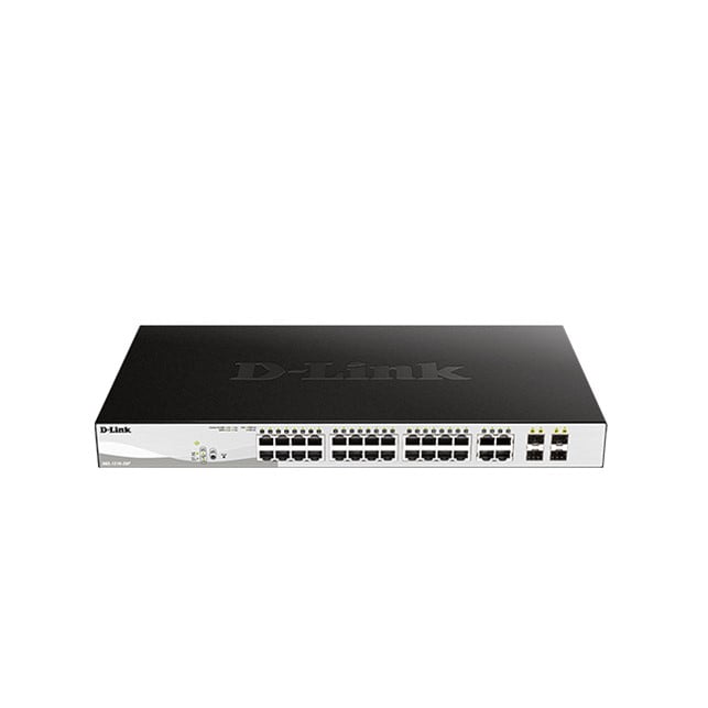 55 D-Link 28-Port Gigabit Smart Managed PoE Switch (DGS-1210-28P) - Gambar 1