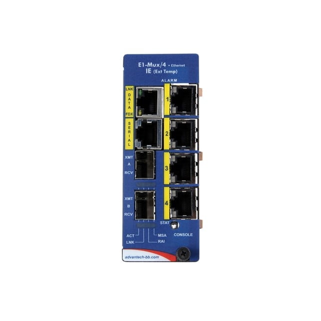 Advantech Managed Hardened Modular Media Converter, E1MUX, SFP (IMC-721I-E1MUX)