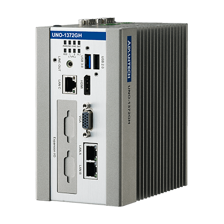 Advantech COMPUTER SYSTEM, C1D2 -Atom QC 1.91GHz, 4GB DDR, iDoor, 3LAN, 2CO (UNO-1372GH-E3AE)