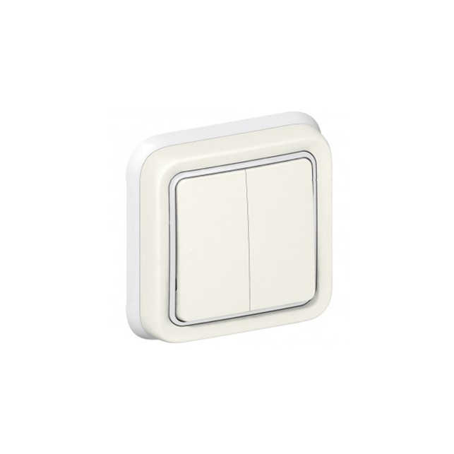 Saklar Seri Plexo White IP55