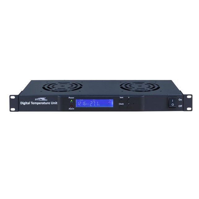 ABBA Rackmounted Digital Temperatur Unit with 2 Fans (AR-DIGIT-2F-B)