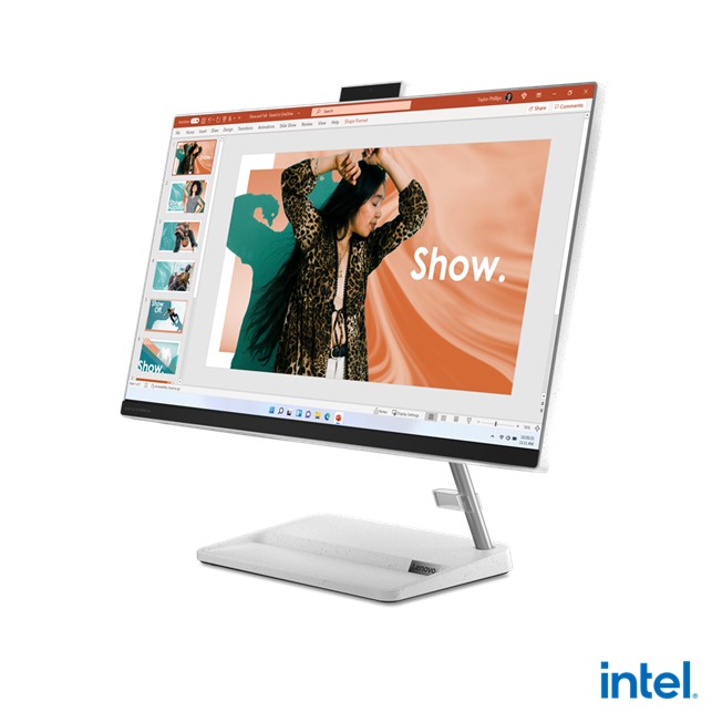 F0GH00D0ID Lenovo IdeaCentre AIO 3 24IAP7 - i5-1240P / 1x8GB / 512GB SSD / NVIDIA GeForce MX550 2GB GDDR6 - Gambar 1