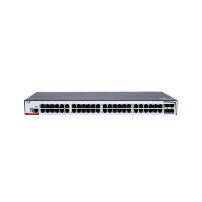 Ruijie 48-Port GE Electrical Layer 3 Managed Access Switch with PoE+ (RG-CS83-48GT4XS-P)