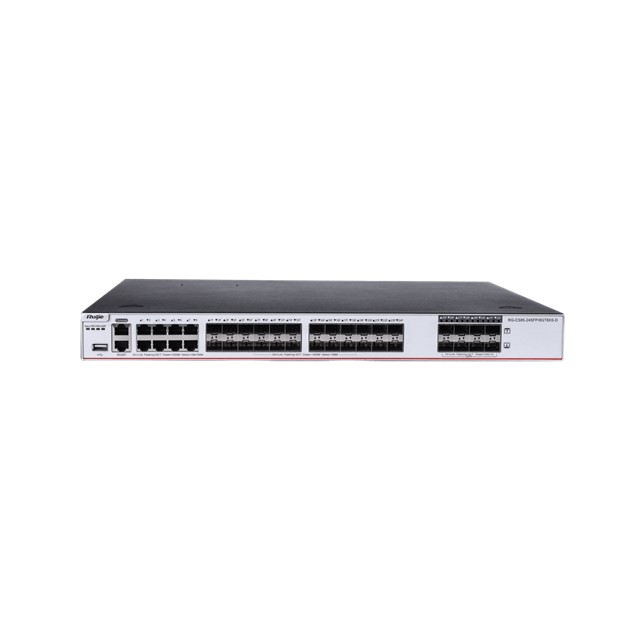 Ruijie 24-Port GE Optical Layer 3 Enterprise-Class Core or Aggregation Switch (with Eight Combo Ports), Eight 10G Uplink Ports (RG-CS85-24SFP/8GT8XS-D)