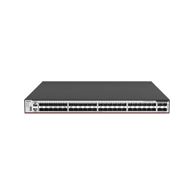 Ruijie 48-Port GE Electrical Layer 3 Enterprise-Class PoE Core or Aggregation Switch, 4 × 10G Uplink Ports (RG-CS85-48GT4XS-HPD)