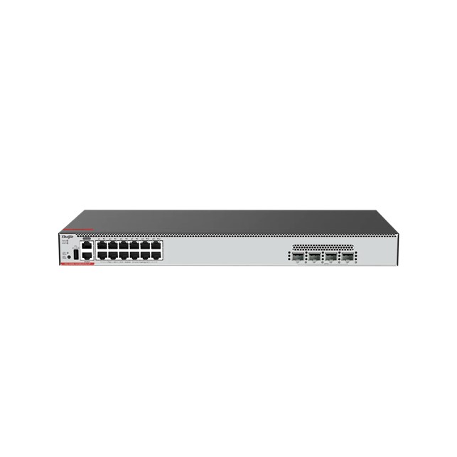 Ruijie 12-Port Multi-GE PoE Switch with Cloud Management, Full 1/2.5/5/10GE, 25G Uplink (RG-CS86-12XMG4VS-UP)