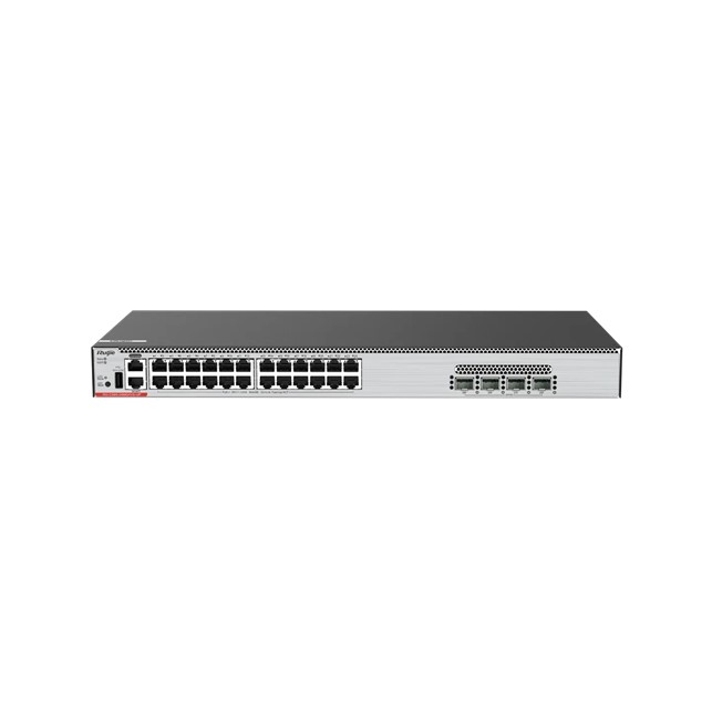 Ruijie 24-Port Ruijie Cloud-Managed Multi-GE Switch, Full 1/2.5/5GE Access with PoE++ (RG-CS86-24MG4VS-UP)