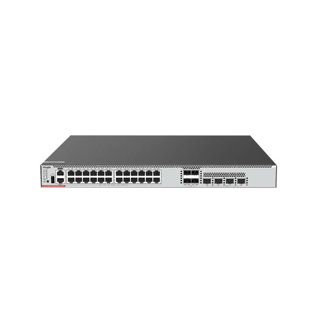 Ruijie 24-Port Ruijie Cloud-Managed Multi-GE Switch, Full 1/2.5/5/10GE Access with PoE++ (RG-CS86-24XMG4XS4VS-UPD)