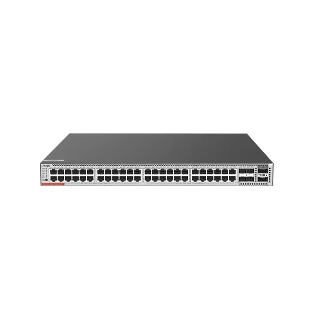 Ruijie 48-Port Ruijie Cloud-Managed Multi-GE Switch, Full 1/2.5/5GE Access with PoE++ (RG-CS86-48MG4VS2QXS-UPD)