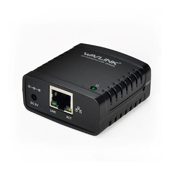 Wavlink Print Server USB Wavlink 100Mbps Ethernet to USB Sharing Printer (WL-NU78M41)