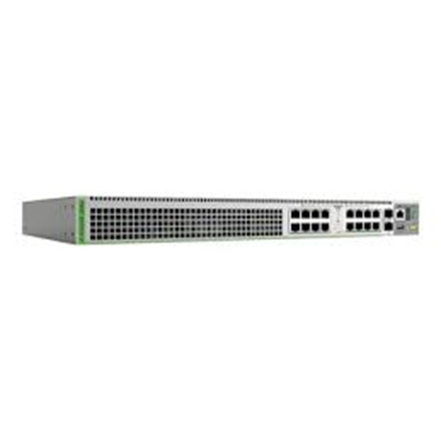 Allied Telesis L3 Stackable Switch, 16x 100M/1/2.5/5G-T PoE++, 2x SFP+ ports (AT-GS980MX/18HSm-50)