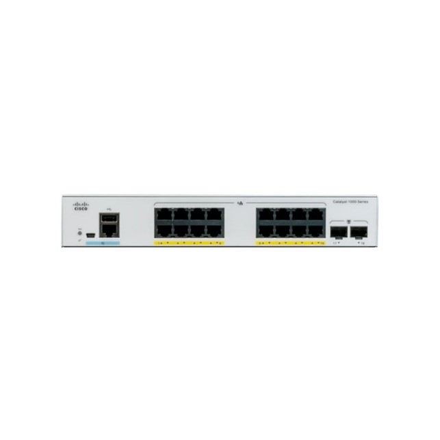 Cisco Switch Catalyst 16x 10/100/1000 Ethernet ports, 2x 1G SFP uplinks