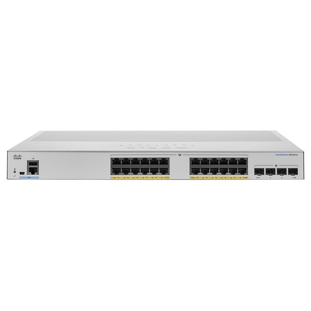 Cisco Switch Catalyst 24x 10/100/1000 Ethernet PoE+ ports and 370W PoE budget, 4x 1G SFP uplinks