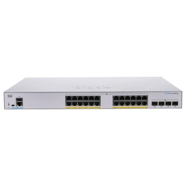 Cisco Switch Catalyst 24x 10/100/1000 Ethernet PoE+ ports and 370W PoE budget, 4x 10G SFP+ uplinks