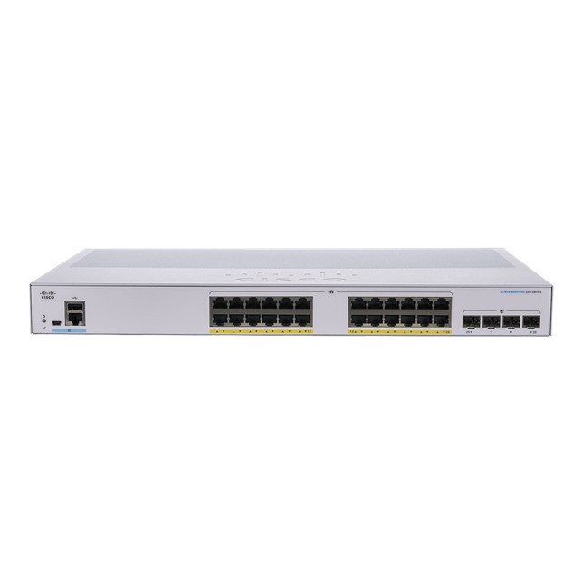 Cisco Switch Catalyst 24x 10/100/1000 Ethernet PoE+ ports and 195W PoE budget, 4x 1G SFP uplinks