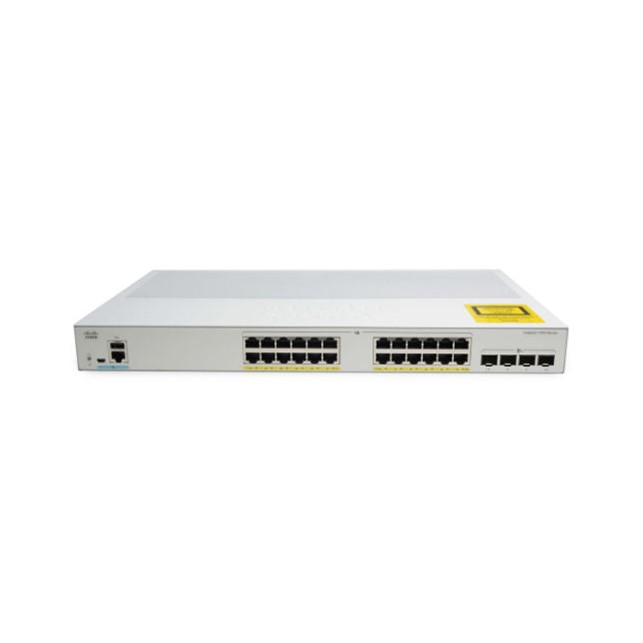 Cisco Switch Catalyst 24x 10/100/1000 Ethernet ports, 4x 10G SFP+ uplinks