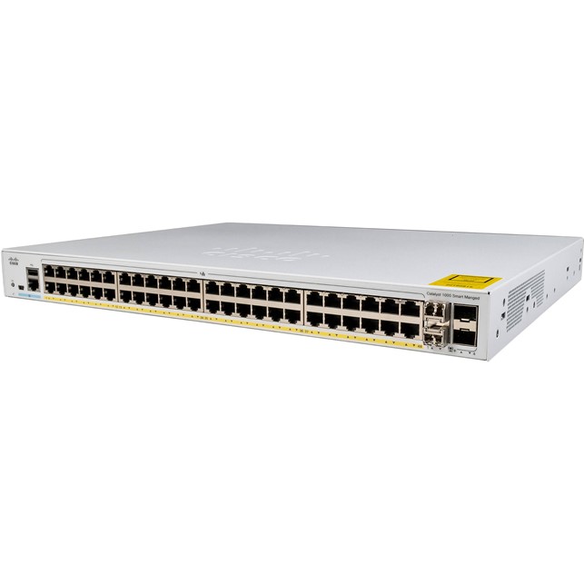 Cisco Switch Catalyst 48x 10/100/1000 Ethernet PoE+ ports and 740W PoE budget, 4x 1G SFP uplinks