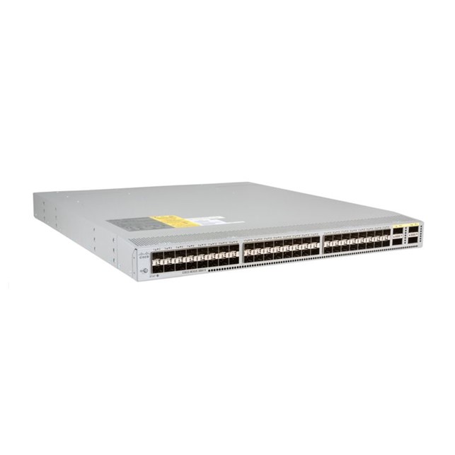 Cisco Nexus 3064-X, 48 SFP+ and 4 QSFP+ ports, with enhanced scale, low latency (N3K-C3064PQ-10GX)