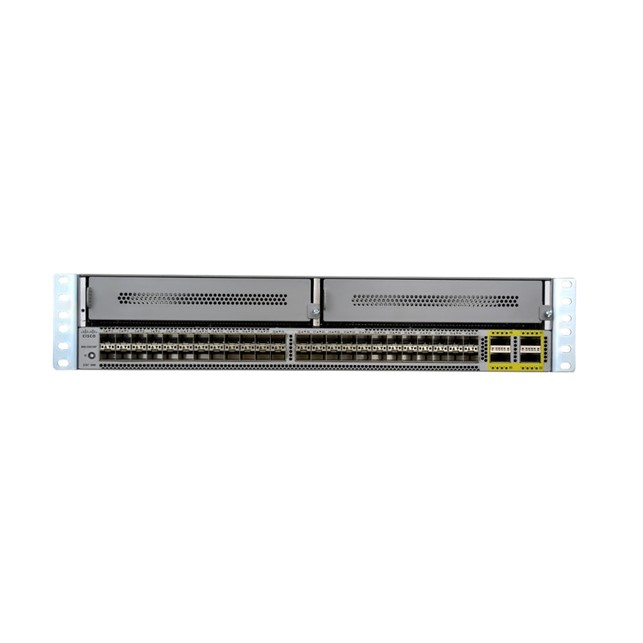 Cisco Nexus 56128P Chassis, 2RU, 48x 10-Gbps SFP+, 4 x 40G QSFP+ Fixed Ports (Base) (N5K-C56128P)