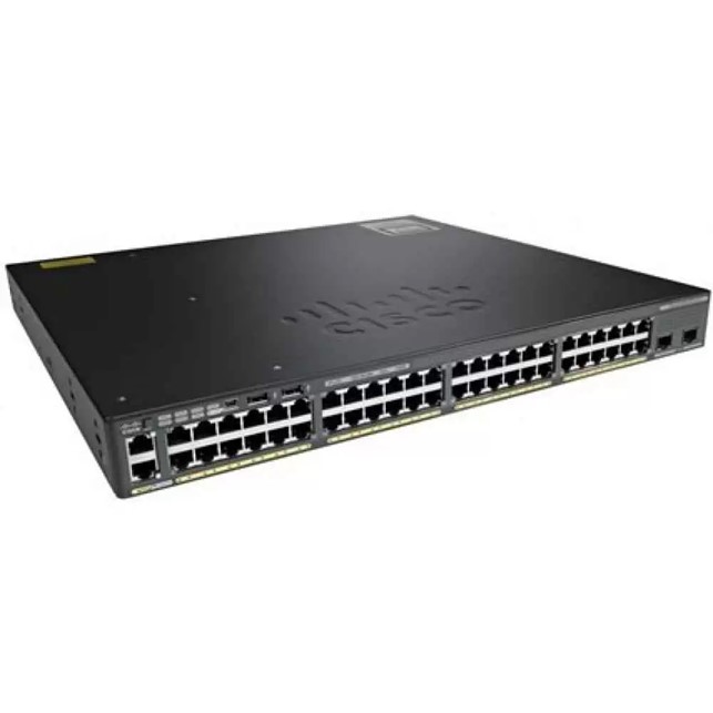 Cisco Switch Cisco Catalyst 2960-XR 48 GigE PoE 370W, 2 x 10G SFP+, IP Lite (WS-C2960XR-48LPD-I)