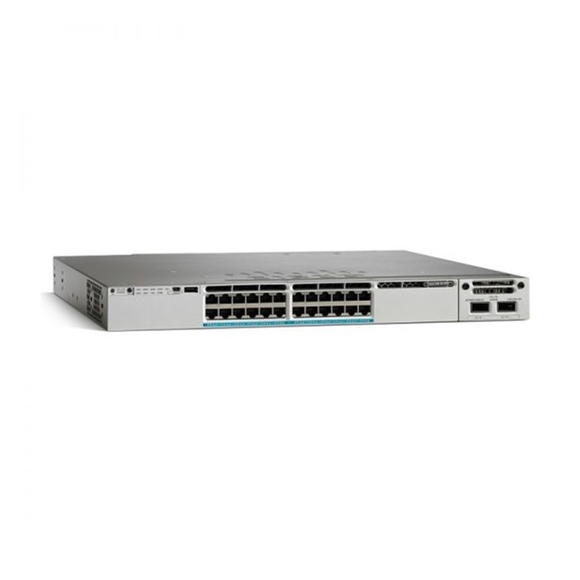 Cisco Catalyst C3850-24U Switch Layer 2- Access Layer - 24 * 10/100/1000 Ethernet, UPOE ports (WS-C3850-24U-L)
