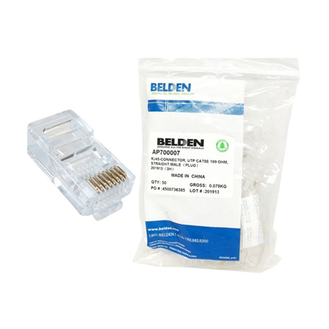 Conector RJ45 cat 5e Belden AP700007 50PCS /pack