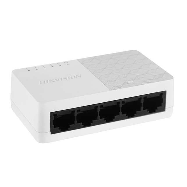 DS-3E0505D-O HikVision 5-Port Gigabit Plastic Switch (DS-3E0505D-O) - Gambar 1