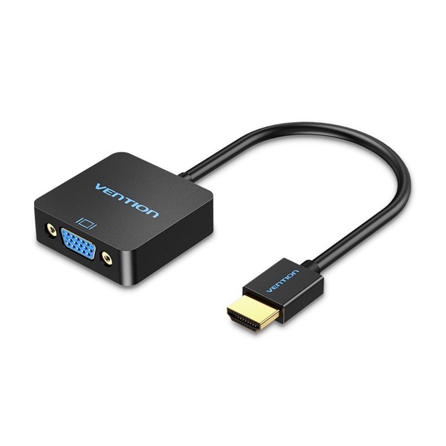 Vention HDMI to VGA Converter with Female Micro USB and Audio Port  0.15M (ACRBB)