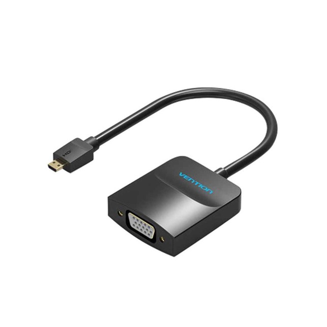 Vention Micro HDMI to VGA Converter with Female Micro USB and Audio Port 0.15M (AGBBB)