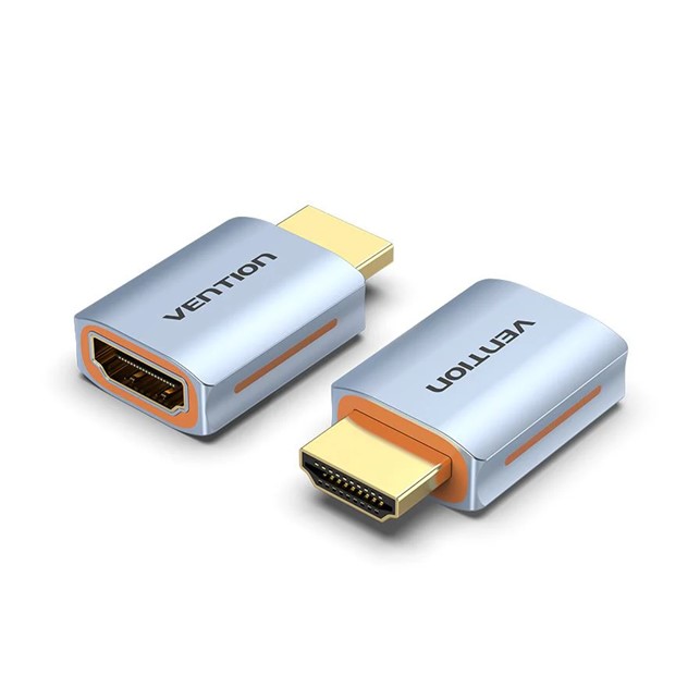 Vention HDMI Male to Female 8K Adapter Gray Aluminum Alloy Type (AIVH0)