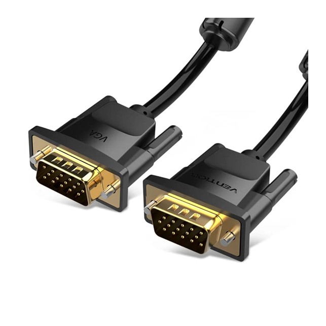 Vention VGA(3+9) Male to Male Cable 8M Black (DADBK)