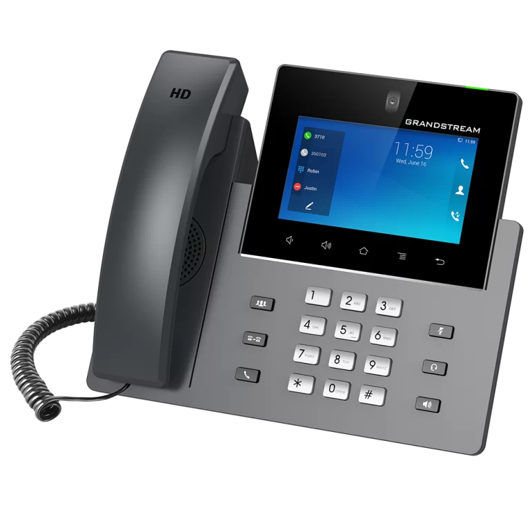 Grandstream GXV3350 Android 7 w/ 5.0″ LCD Touchscreen+Hardkeys