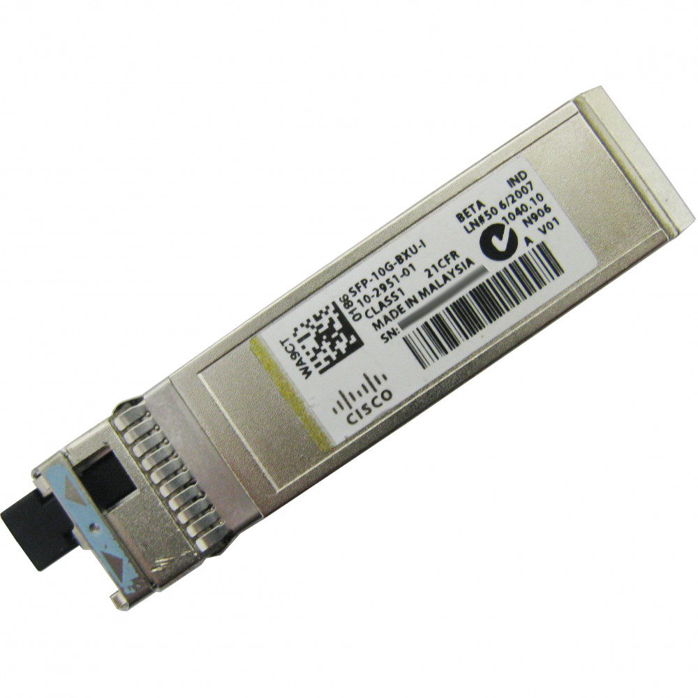 SFP-10G-BXU-I CISCO SFP+ Bidirectional for 10km, upstream (SFP-10G-BXU-I) - Gambar 1