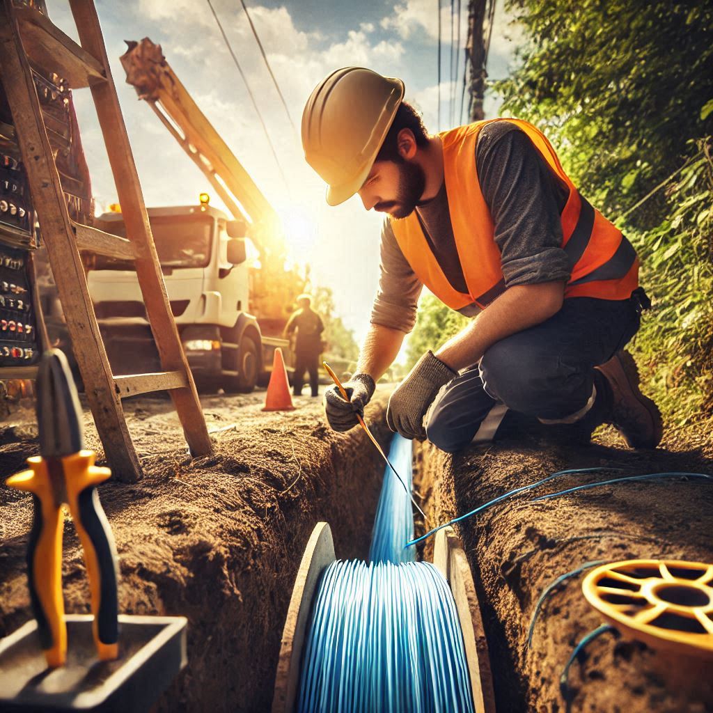 dismantel Jasa Dismantle Pembongkaran Kabel Fiber Optik, Kabel Data UTP STP, Kabel COAX Per Meter - Gambar 1