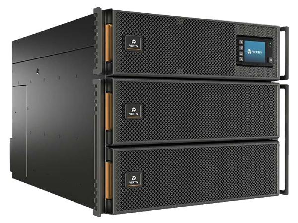 Vertiv UPS Liebert GXT5 On-Line 10kVA/10kW 230V LCD PF1.0 5U Extended Run Rack/Tower, RDU101 webcard and Rail Kit Bundled