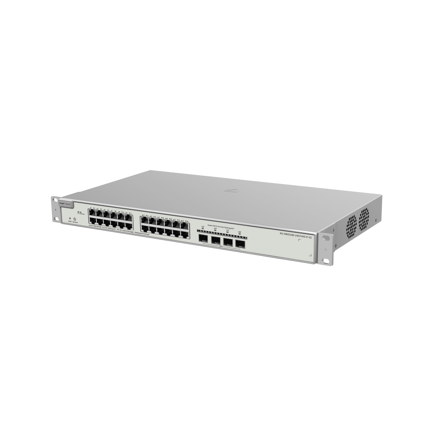 RG-NBS5200-24GT4XS-P-V2 Ruijie Reyee Switch PoE Layer 3 Gigabit 24-port, 4 x Uplink SFP+ (RG-NBS5200-24GT4XS-P-V2) - Gambar 1